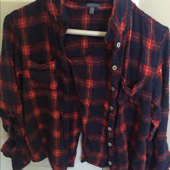Red and blue flannel