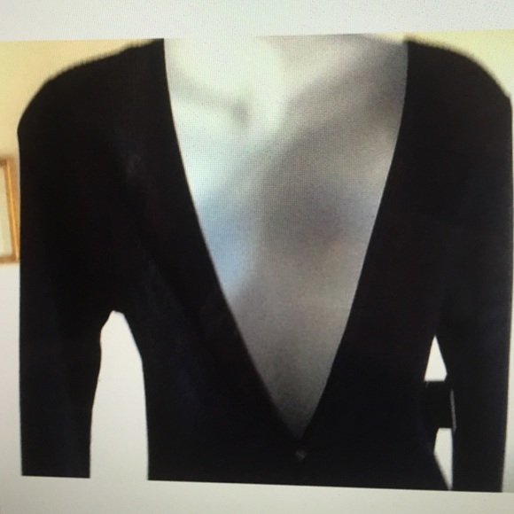 Ralph Lauren navy blue button down s sweater NWT - Picture 3 of 3