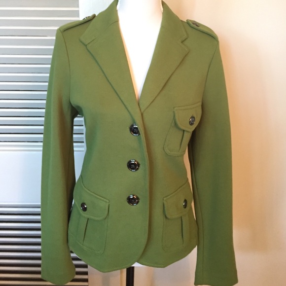 Talbots Jackets & Blazers - SALE ❤️ Talbots petite green knit jacket