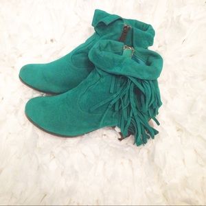Fringed Booties