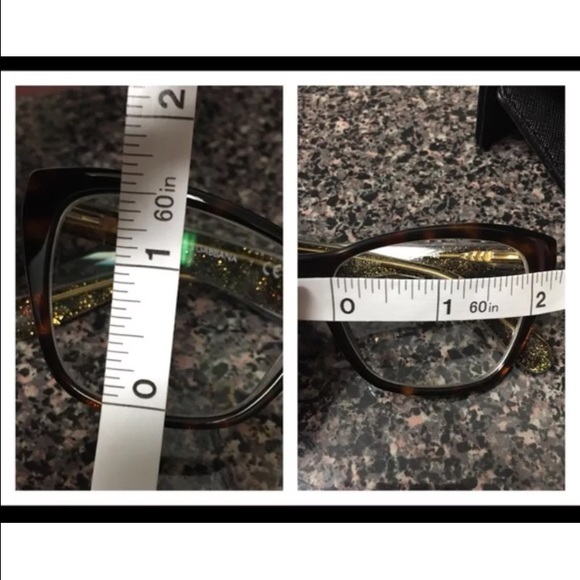 Gently Used DOLCE AND GABBANA GLITTER EYEGLASSES - Picture 2 of 4