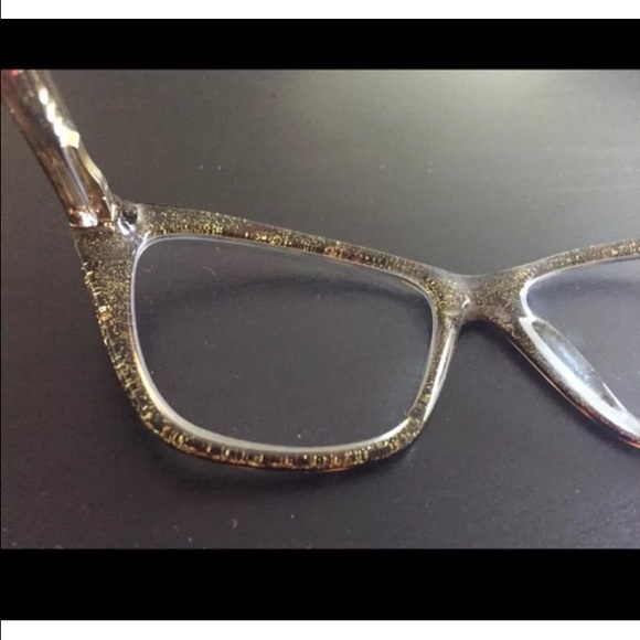 Gently Used DOLCE AND GABBANA GLITTER EYEGLASSES - Picture 3 of 4