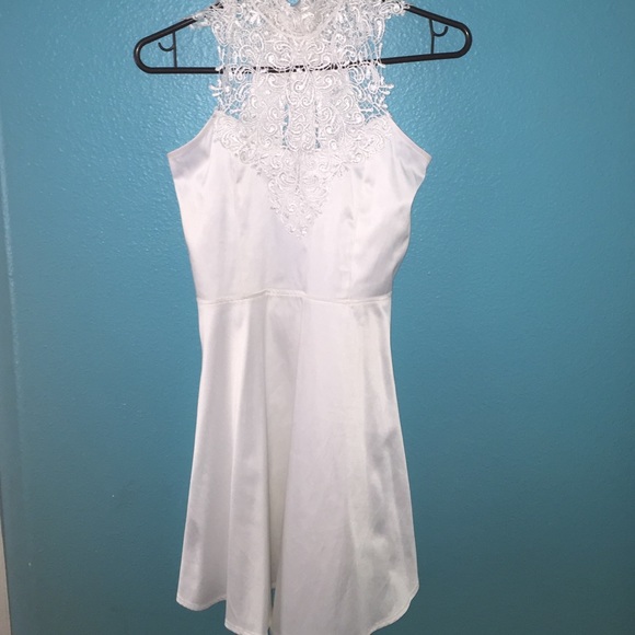Lace white dress