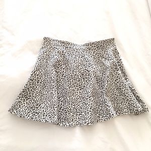 Leopard Skater Skirt