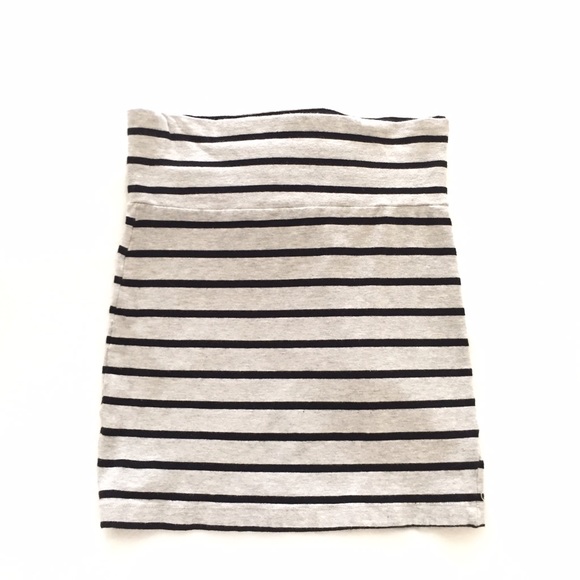 Striped Pencil Skirt