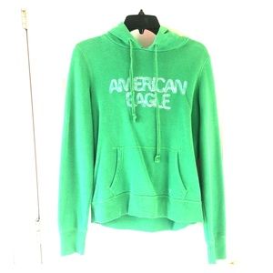 Green American Eagle hoodie