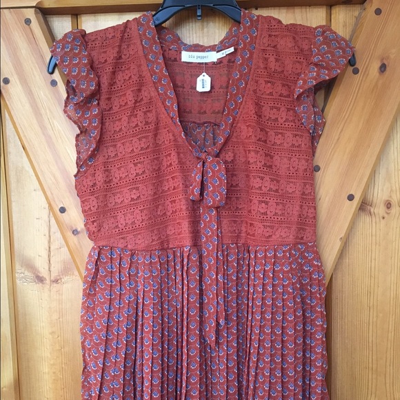 Blue pepper shirt, copper, size M