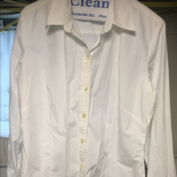 Banana Republic white button up