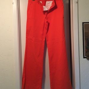 A bright orange pair of pants!!