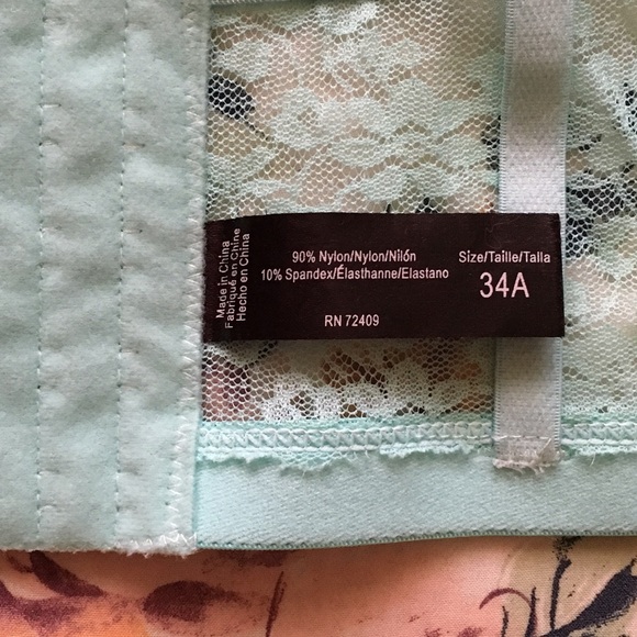 SOLD Mint and meaningful Bralette - Picture 3 of 4