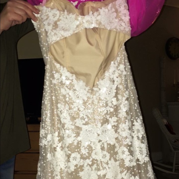 White Prom dress. (SOLD)