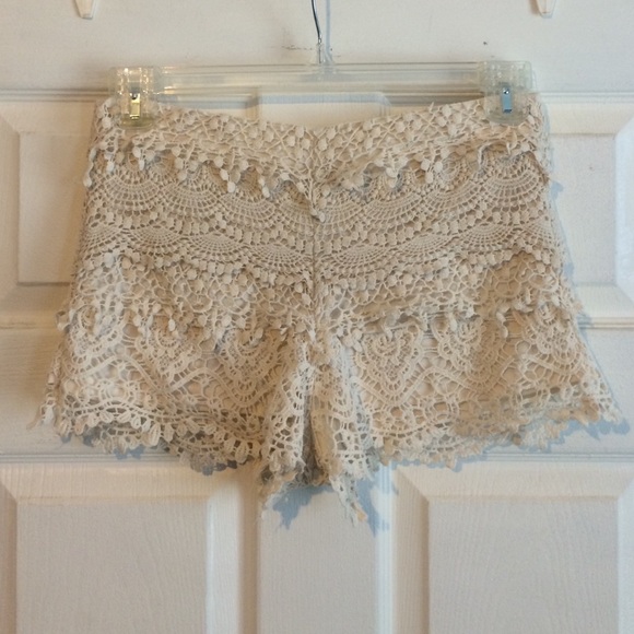Pants - Lace layered shorts Pants - Lace layered shorts