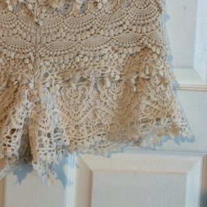 Shorts - Lace layered shorts Shorts - Lace layered shorts