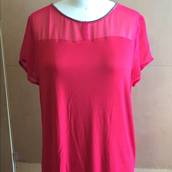 Worthington Black rhinestone colored top