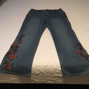 Beautiful embroidered jeans