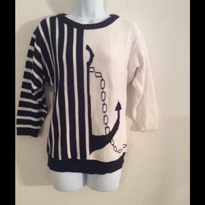 Knit 3/4 Boat Sweater