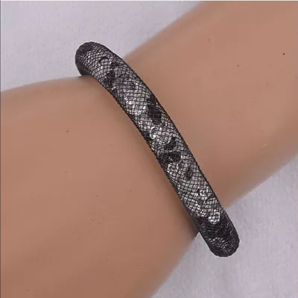 1 HP Black Mesh Bracelet with gems inside - Picture 5 of 8
