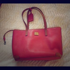 Dooney and Burke pebble leather shopper
