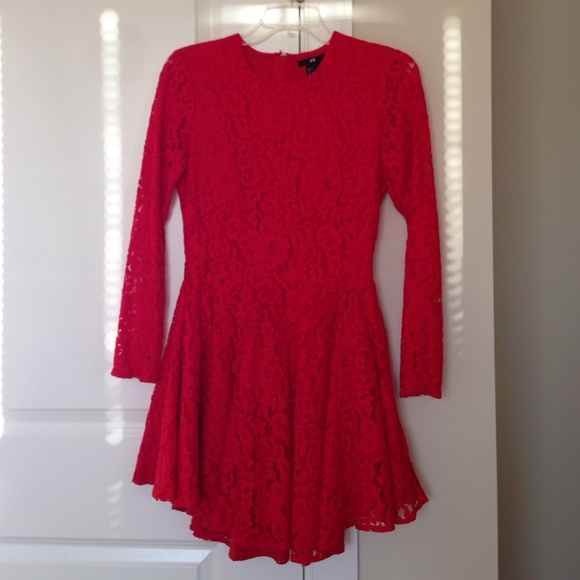 NWOT Red Hott 🔥 Lace Dress