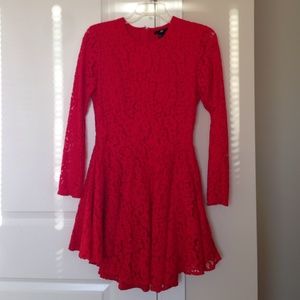 NWOT Red Hott 🔥 Lace Dress