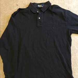 Men's long sleeve polo