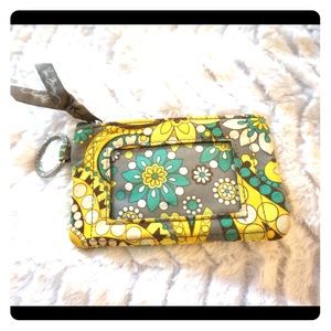 Vera Bradley Zip ID keychain case