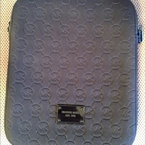 Black Michael Kors neoprene iPad case
