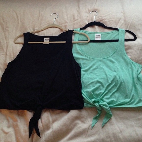 VS PINK TIE TANK TOPS 2 for 1 deal! 💥