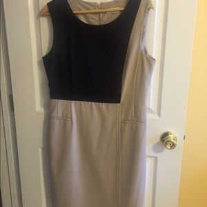 Calvin Klein Beige and Black dress