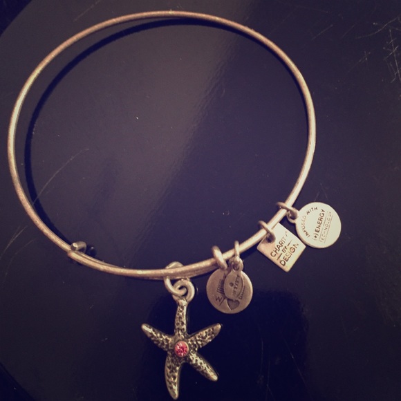 Alex and Ani pink Starfish bracelet