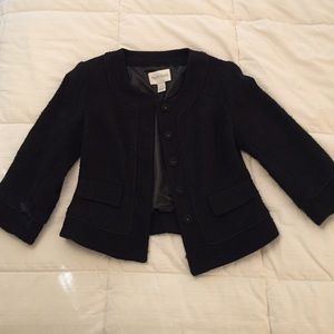 White House Black Market-Black "Jackie O" Jacket