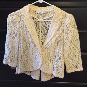 Lace blazer