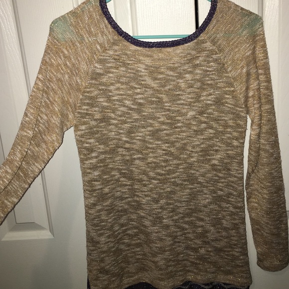 "Mystree" Sparkly Long-sleeved Shirt - Picture 3 of 4