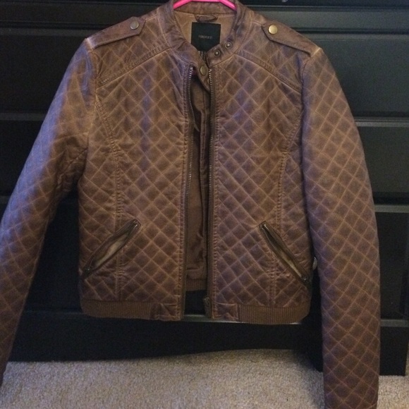 SOLD Leather quilted jacket - Picture 1 of 3