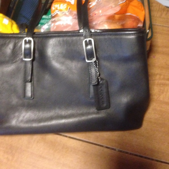 Coach leather handbag