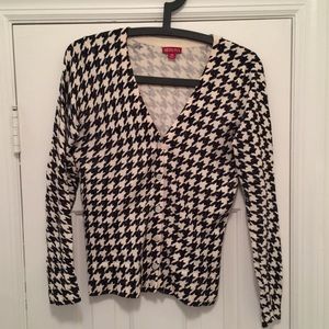 Merona Houndstooth Cardigan