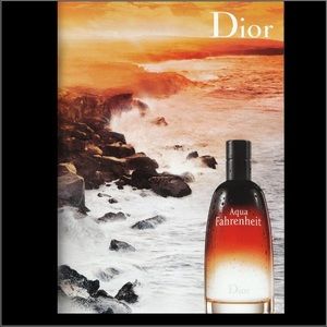 Dior Aqua Fahrenheit  -fragrance for men.