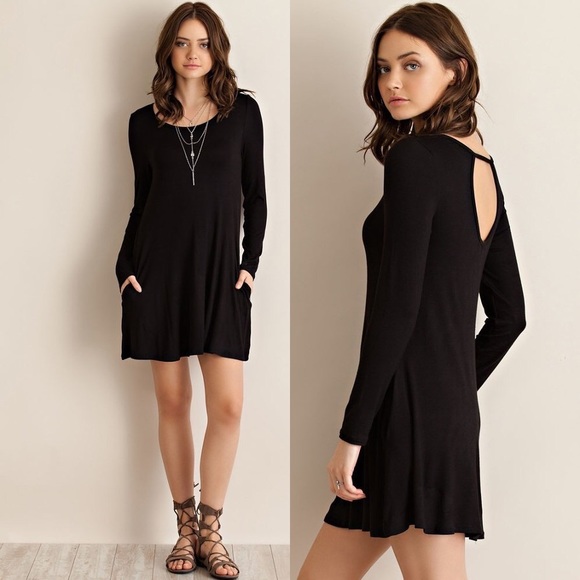 🎟Easy Wear Blush Side Pockets Dress - Picture 2 of 4