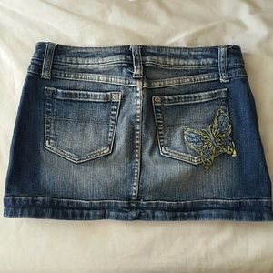 Mini Jean Skirt