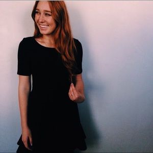 Anthropology little black dress