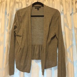 Grey Open Cardigan by Banana Republic XL