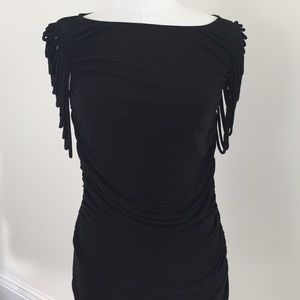 Temperley London crepe black top