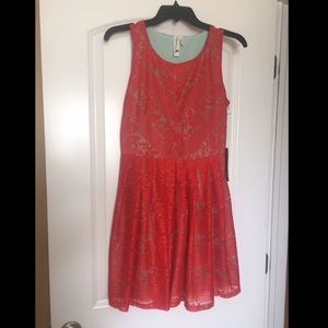 NWT Pink Owl Mod Cloth Dress