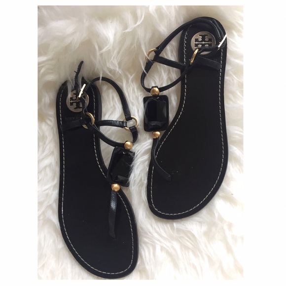 Tory Burch Shoes - 🆕 Tory Burch Glass Jeweled Sandals
