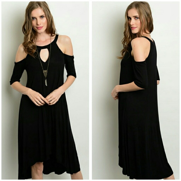 Boutique Dresses & Skirts - Sale! SMALL  Black open shoulder Dress