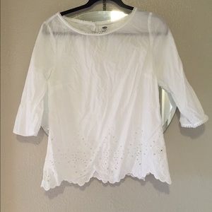 Old navy eyelet top