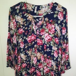 Women's Floral Tunic Dress