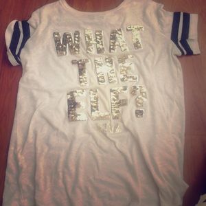 What the elf? Victoria secret top