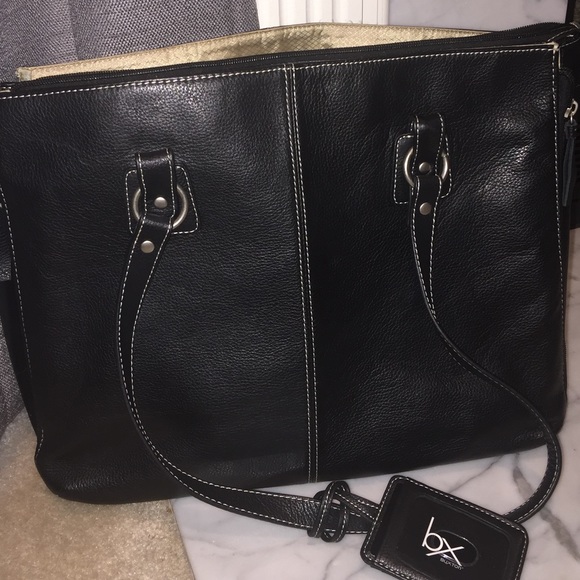 Buxton Leather Laptop Bag