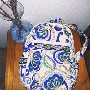 Vera Bradley Mediterranean blue mini-backpack